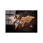 Wallity Cuadro Decorativo de Vidrio Templado Multicolor 50 x 70 cm